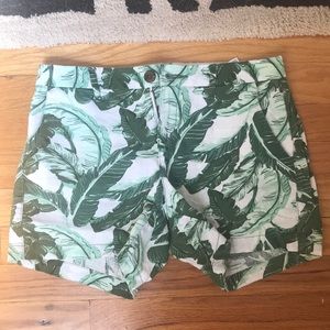 Woman’s Printed Old Navy Linen Shorts